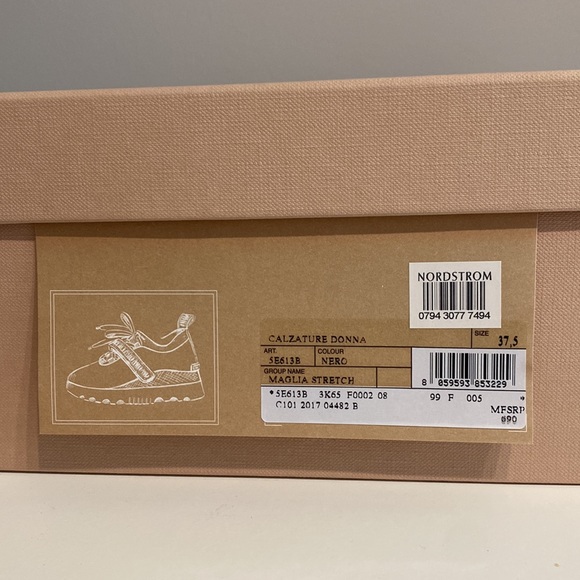 MiuMiu Black Stretch Sneakers - Picture 8 of 8